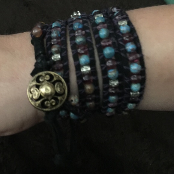 5-WRAP HANDMADE GENUINE LEATHER BRACELET - Picture 3 of 7